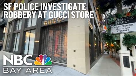 gucci store robbed in california|gucci store heist video.